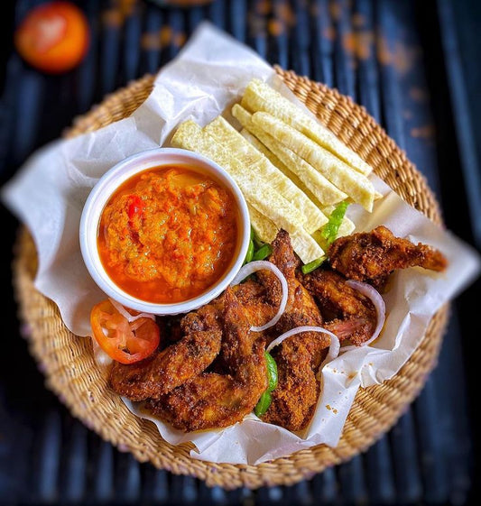 Yam With Chicken Wings