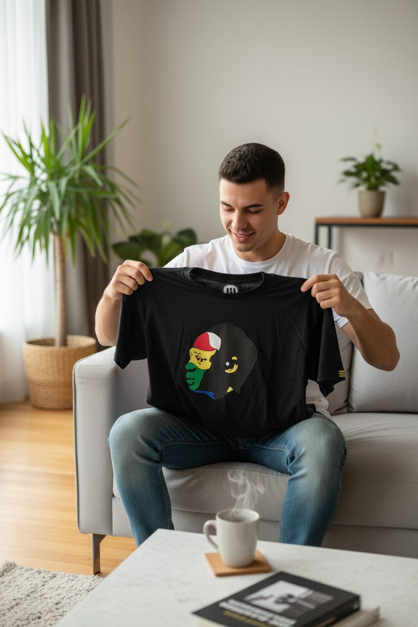 Kwame Nkrumah Big Head Multicolor