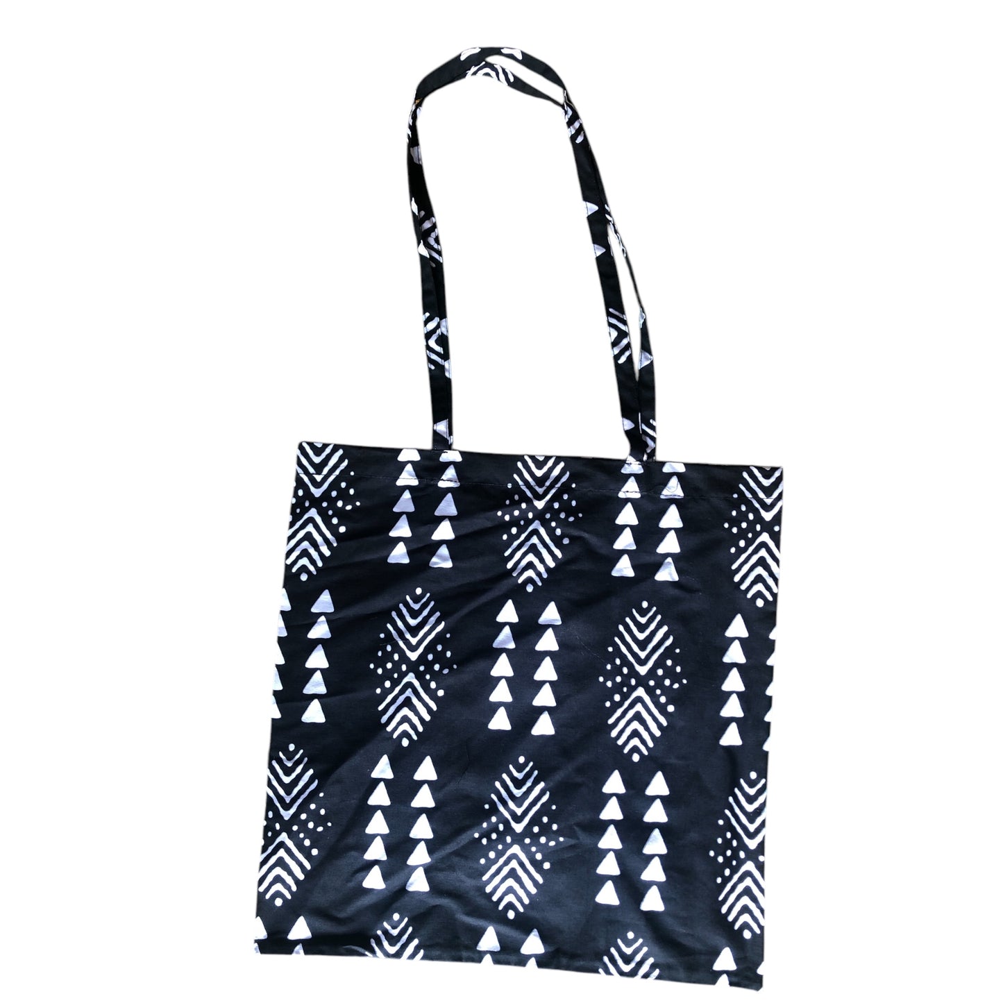 African print tote bag