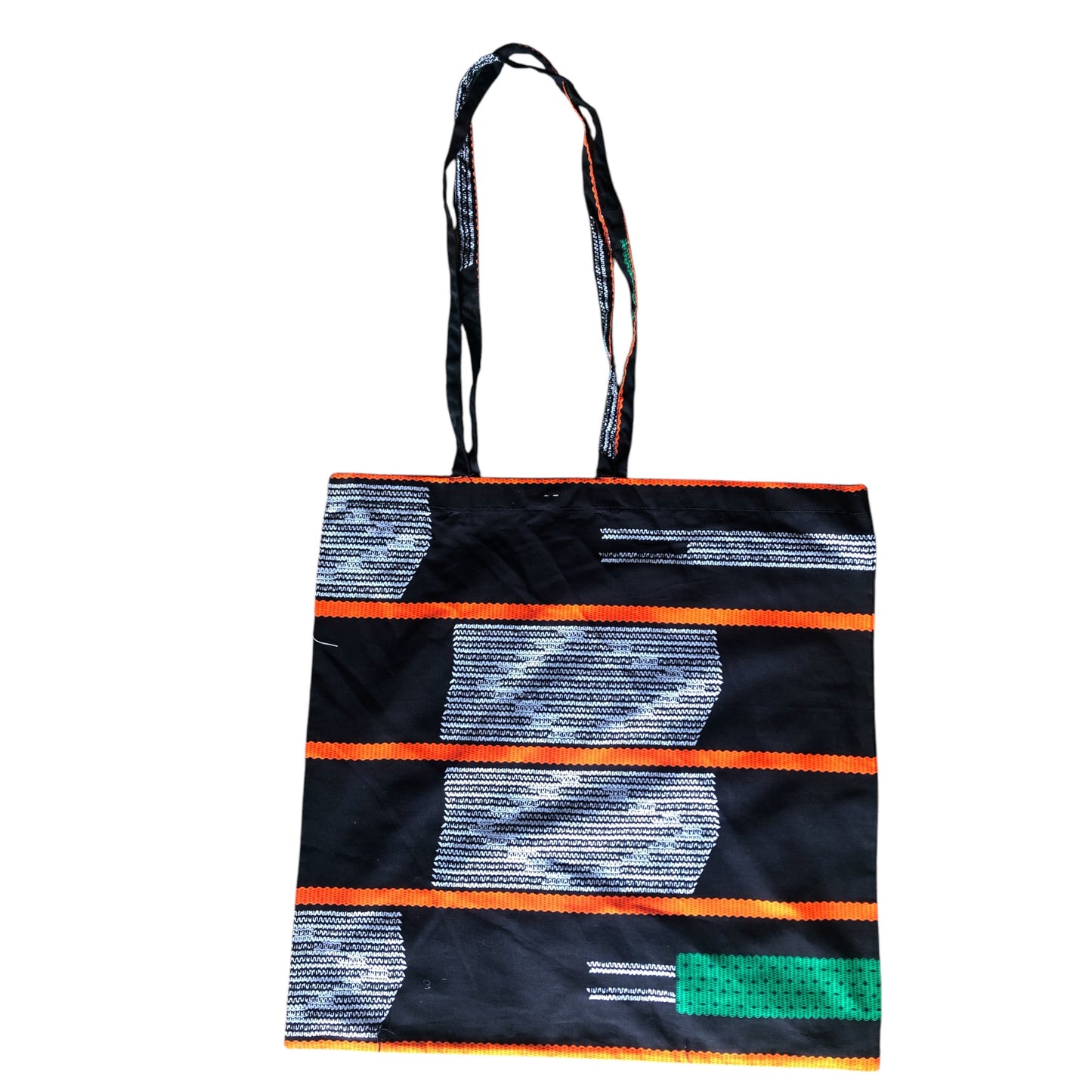 African print tote bag
