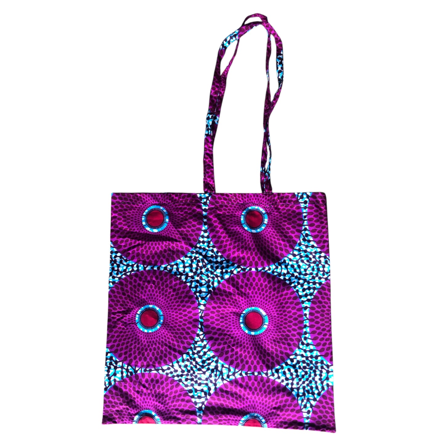 African print tote bag