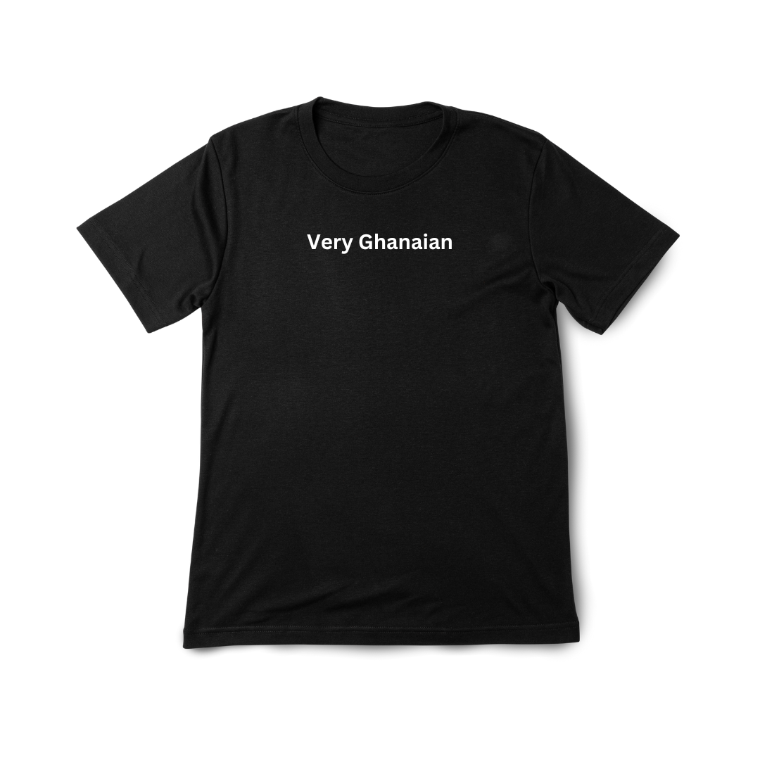 Very Ghanaian Tshirt (Black)