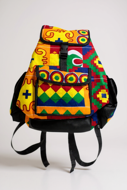 Ankara Fabric School Bag