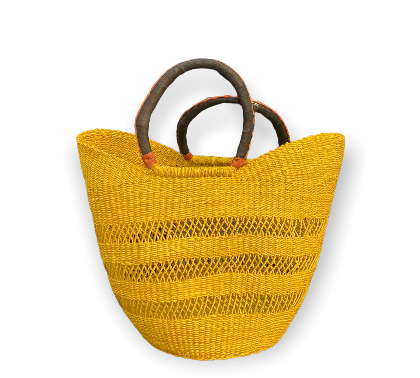 Yellow Bolga Basket