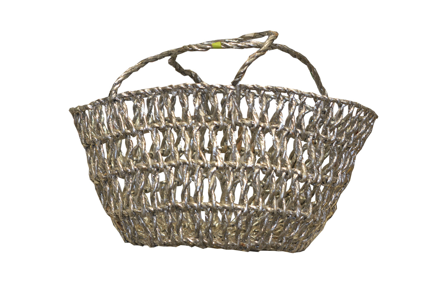 Silver Plant Basket