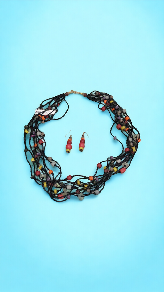black seeds multi strand set