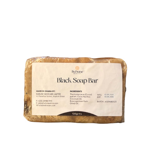 African black soap bar