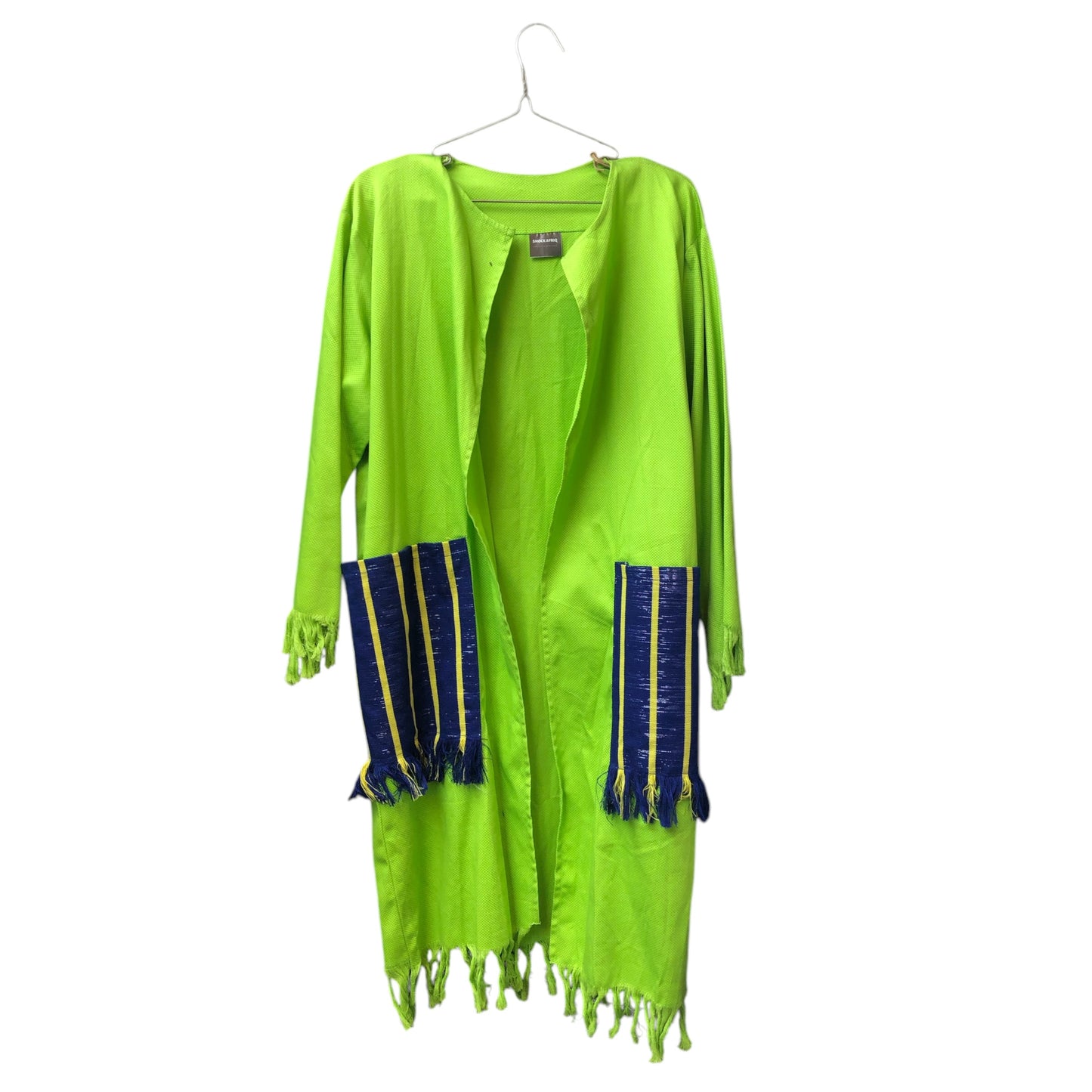 Mixed fabric kimonos
