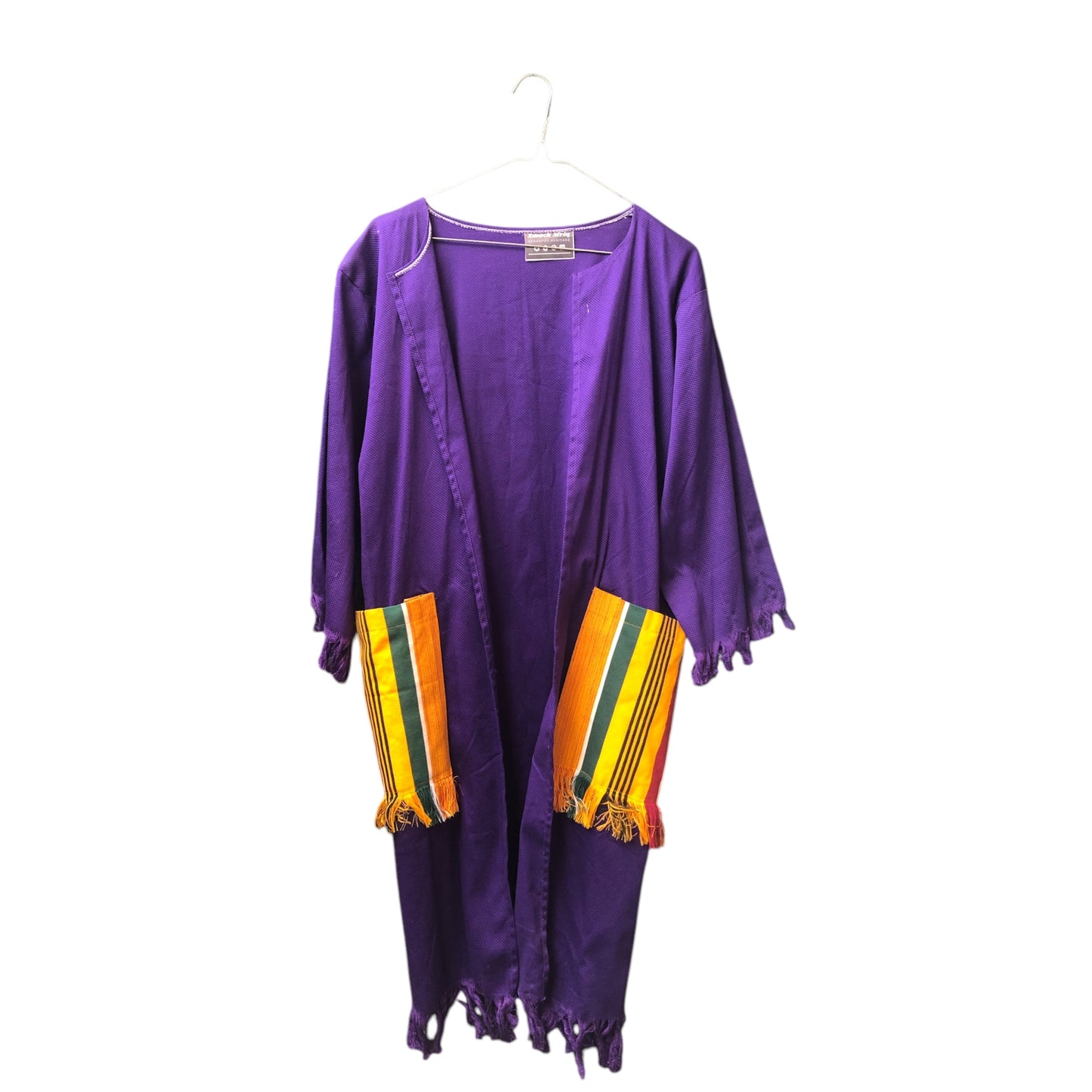 Mixed fabric kimonos