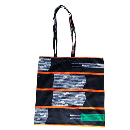 African print tote bag