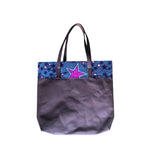 Leather tote bag