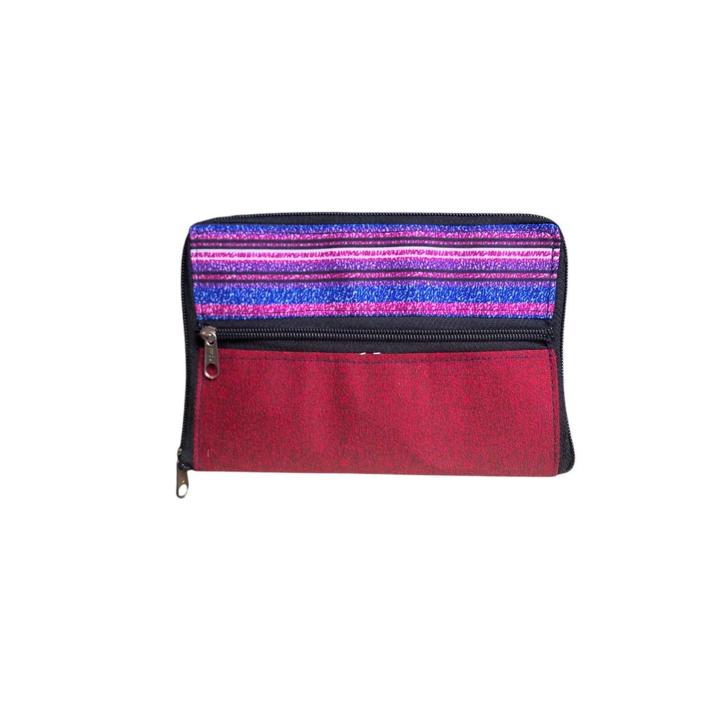 Foldable fabric wallet tote bag