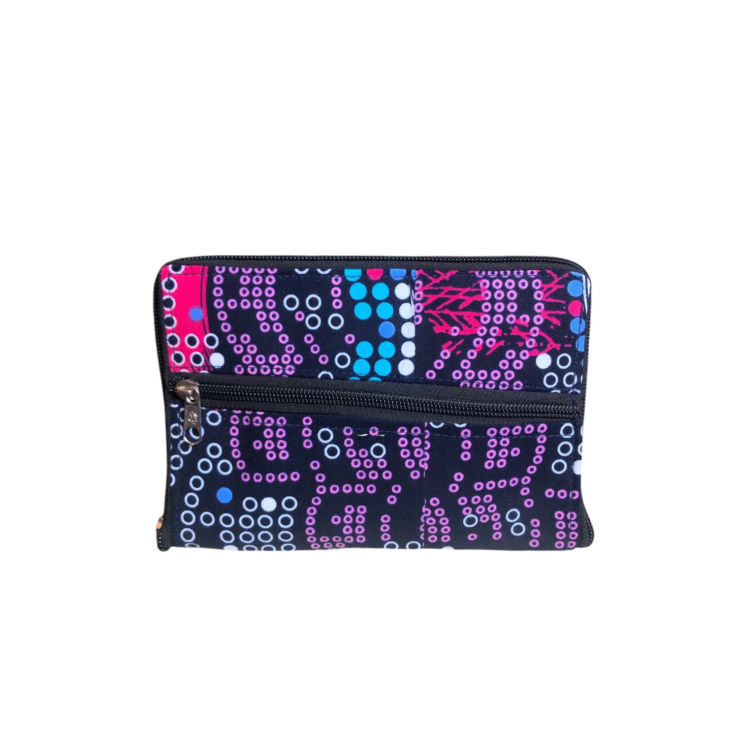 Foldable fabric wallet tote bag