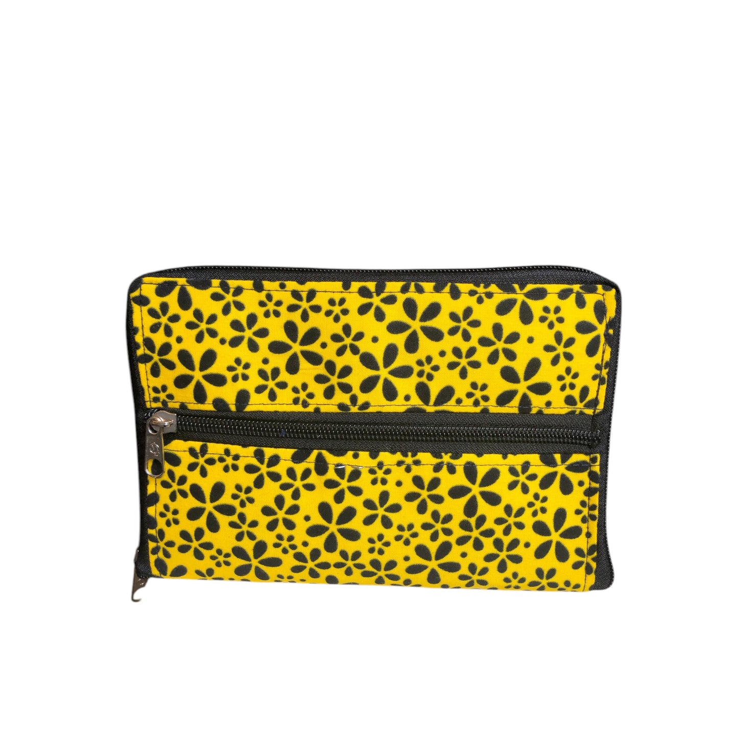 Foldable fabric wallet tote bag