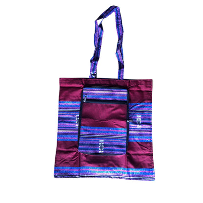 Foldable tote bag