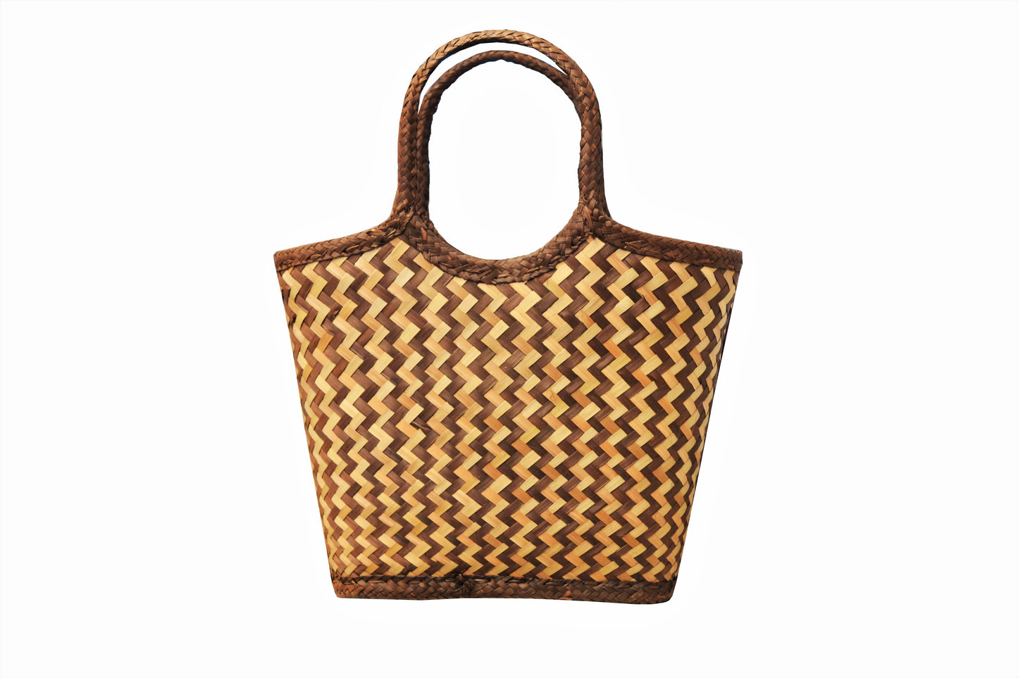 Brown shopper basket