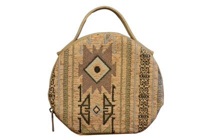 Ankara Oval Bag
