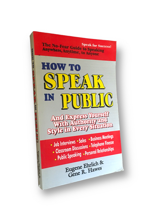 How To Speak In Public