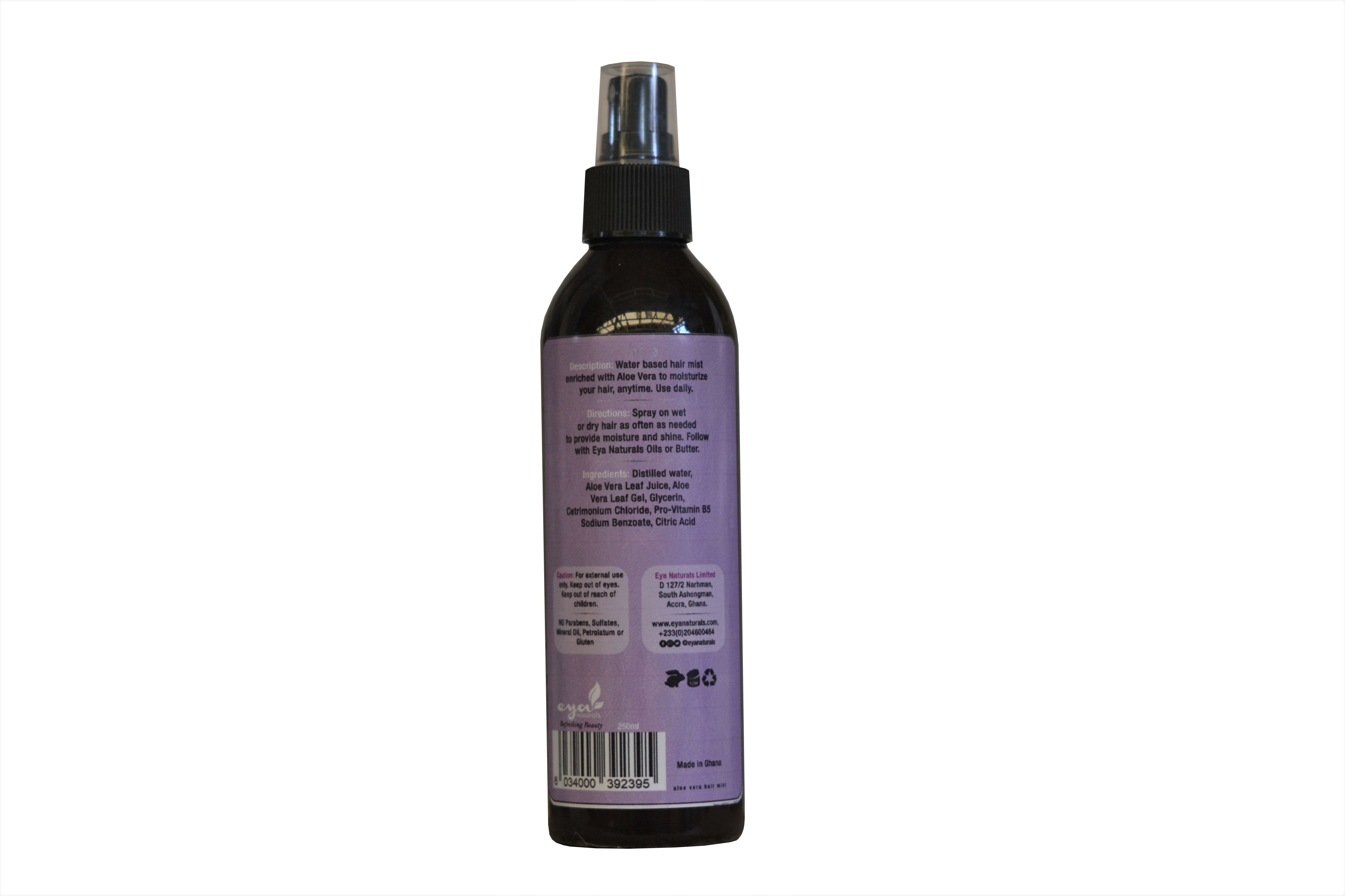 Aloe vera hair on sale spray