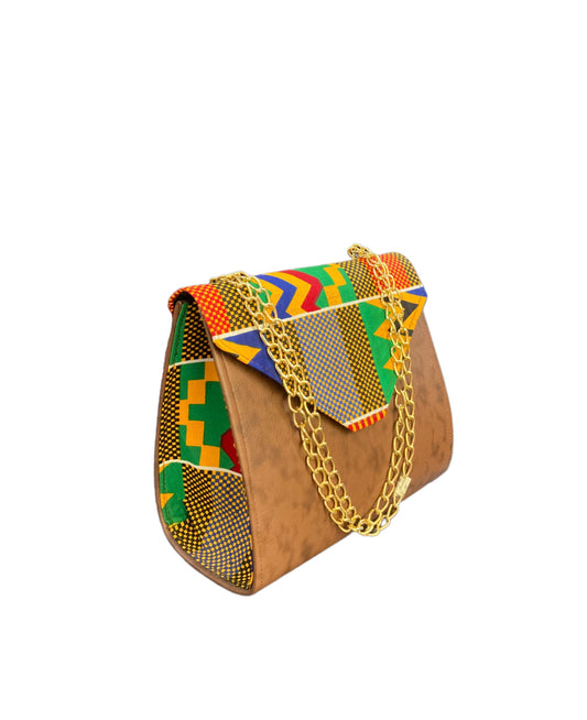 African Print Handbag